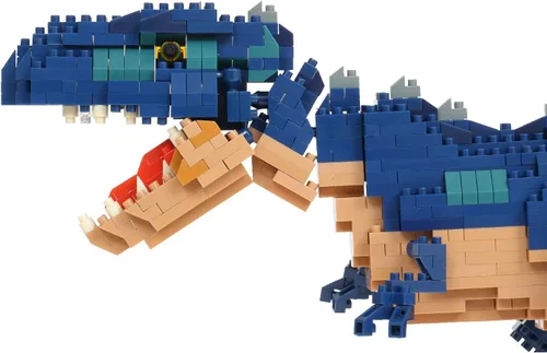 Miniatura 6 de nanoblock - Dinosaurs - Dinosaurio Deluxe Edition Giganotosaurus, kit de construcción de la serie Advanced Hobby