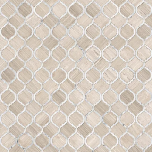 Miniatura 15 de MSI Verona Patrón Dorado 12 pulg. x 12 pulg. Azulejo de Mosaico de Mármol Montado en Malla para Pared de Baño, Piso, Salpicadero de Cocina y Verona