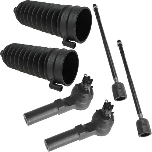 Miniatura 59 de TRQ Kit de dirección interior y exterior para lado del conductor y del pasajero delantero, con cremallera de dirección y fuelle de piñón compatible