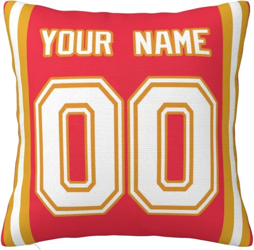 Miniatura 17 de Fundas de almohada personalizadas decorativas con nombre y número, fundas de almohada cuadradas para sofá, dormitorio, silla de automóvil