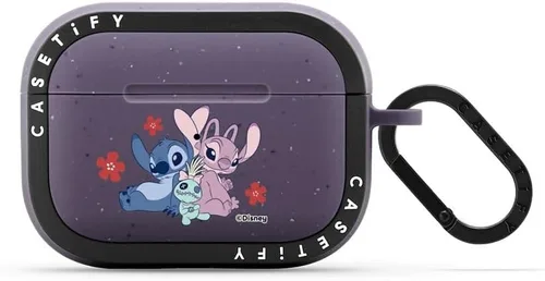 Miniatura 30 de CASETiFY AirPods Pro (1ª/2ª Gen) Estuche Bounce con Anillo [Colaboración Frozen] - Copo de Nieve de Anna - Taupe Mate