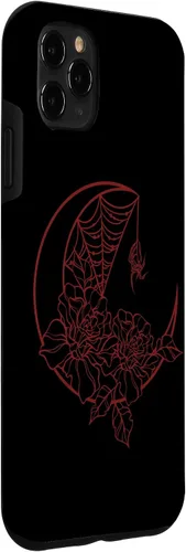 Miniatura 3 de Goth Y2K Alt Fairy Grunge Emo Flower Rose Web Spider Moon Case for iPhone 17