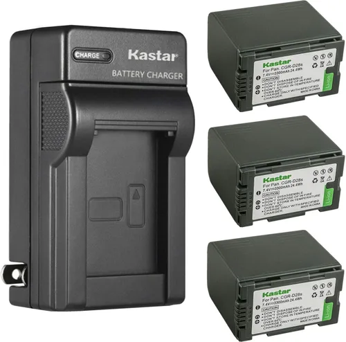Miniatura 6 de Kastar CGR-D28 AC - Cargador de batería para Panasonic CGA-D08R, CGA-D08S, CGA-D08SE/1B, CGA-D120, CGA-D120A/1B, CGA-D120E/1B, CGR-D08, CGR-D08A/1B