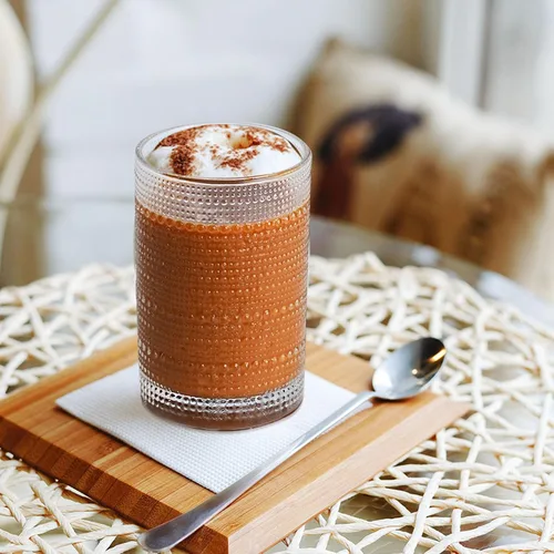 Miniatura 3 de Vasos de vidrio de 15 onzas con tapas y pajitas, cristalería vintage en relieve para whisky, cóctel, cerveza, taza de café helado con tapa