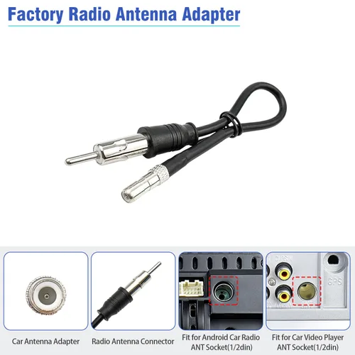 Miniatura 4 de Kit adaptador de antena de arnés de cableado de radio de 24 pines compatible con Ford Ford F-150 F-250 F-350 F-450 F-550 Expedition Focus Explorer