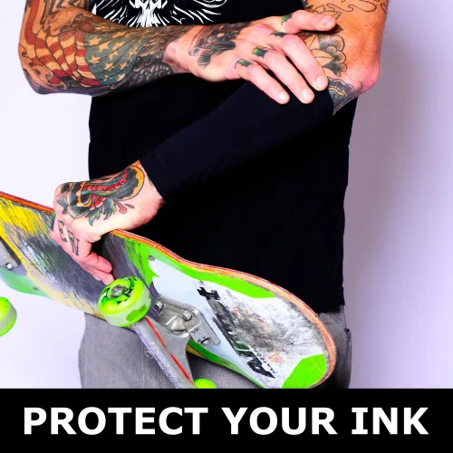 Miniatura 5 de Tat2X, manga para cubrir tatuajes Ink Armor Premium, manga para antebrazo de 9 pulgadas (manga simple)