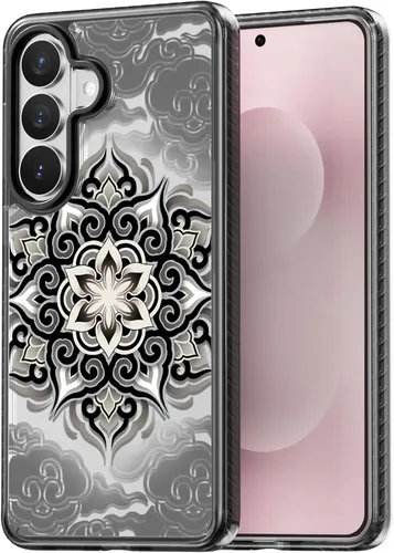 Miniatura 189 de Rosarnnah Funda compatible con Samsung Galaxy S24 Ultra, bonita estética, a la moda, divertida funda con estampado de gatito y gato, duradera a