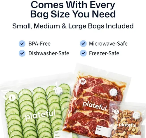 Miniatura 4 de Sellador al vacío de mano para alimentos, máquina selladora al vacío de alimentos inalámbrica portátil, mini sello compacto para almacenamiento