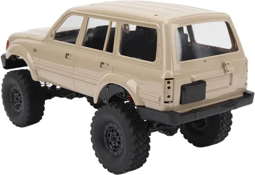 Miniatura 6 de Naroote RC Crawler, 500mAh 2.4GHz 1/16 Escala Completa Vehículo RC Camión Interior (Caqui)