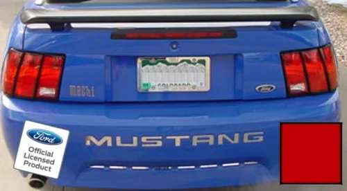 Miniatura 15 de Adhesivos de letras para parachoques trasero para Ford Mustang Negro (Brillo) -CB (se adapta a 1999-2004)