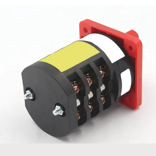 Miniatura 4 de Interruptor selector de cambio universal, interruptor de transferencia de potencia, 3 posiciones 12 terminales, HZ5D-20/4 M05 380V 20A Motor