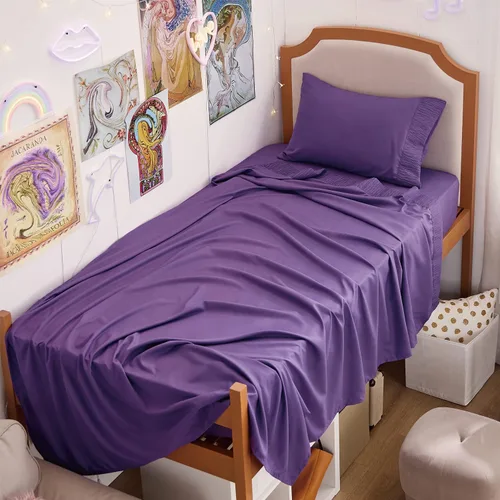 Miniatura 59 de Bedsure Sábanas de tamaño King – Sábanas suaves para cama de tamaño King, 4 piezas de hotel de lujo verde menta, juego de sábanas refrescantes de 11