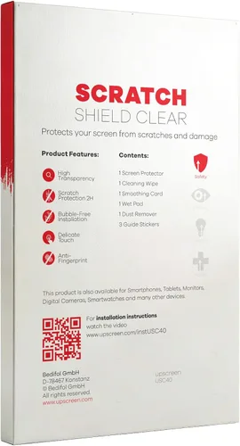 Miniatura 6 de upscreen Protector de pantalla de protección contra arañazos compatible con Google Pixel 6a - HD transparente, antihuellas