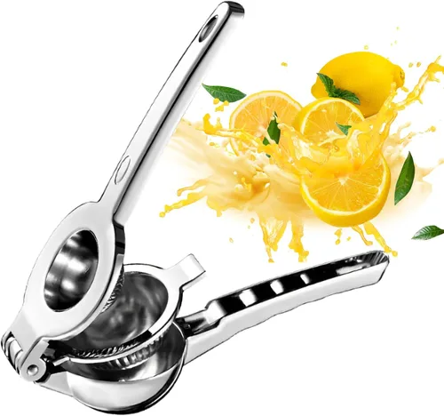Miniatura 12 de Exprimidor de cal resistente, exprimidor de limón de acero inoxidable, exprimidor de limón de mano, manual de exprimidor, prensa de limones