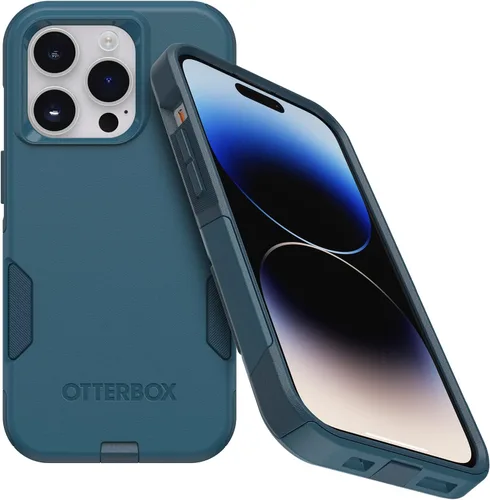 OtterBox Funda para iPhone 14 Pro (solamente) de la serie Commuter - Dont BE azul (azul), delgada y resistente, apta para bolsillo, con protección