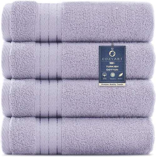 Miniatura 62 de COZYART - Juego de 3 toallas de baño de algodón, color naranja quemado, grandes y gruesas, 19.17 oz/yd², incluye 1 toalla de baño, 1 toalla de mano