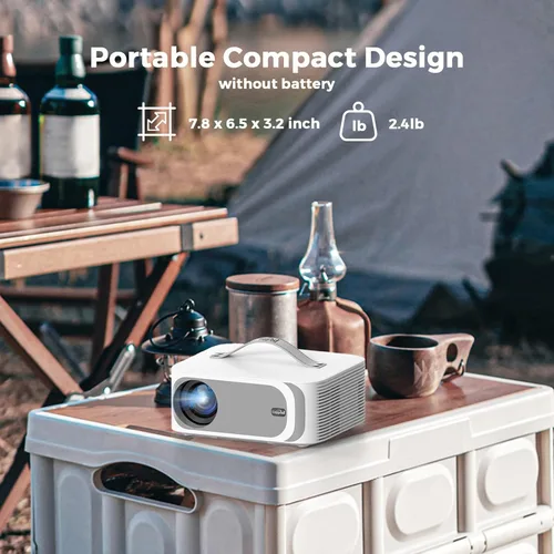 Miniatura 8 de [Sistema AI Movin 2.0/1200 ANSI/enfoque automático] Proyector 4K con WiFi 6 y Bluetooth, 30 W DoIby Audio Netflix-Licencia de Netflix-proyector