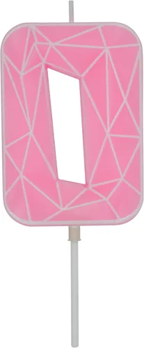 Miniatura 193 de DERVENTA Velas de cumpleaños con números grandes, 3D, color rosa, 3.7 pulgadas, decoración para tartas de fiesta, 1 pieza (número 3 rosa)
