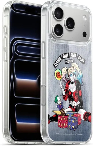 Miniatura 17 de Head Case Designs Funda de gel suave con licencia oficial de Batman DC Comics Love Hate Joker Harley Quinn Graphics [protección de grado militar]