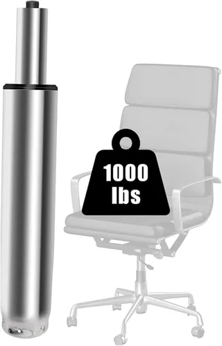 Miniatura 7 de Omyoffice Cilindro de elevación de gas ajustable para sillas de oficina, negro, capacidad de 1000LBS Dorado