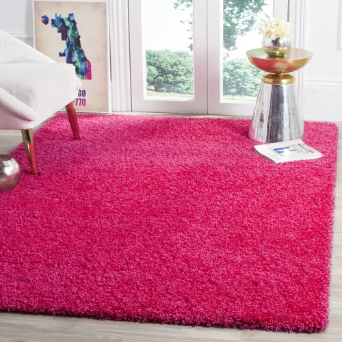 Miniatura 9 de SAFAVIEH Laguna Shag Collection - Alfombra decorativa, 2 pies 3 pulgadas x 4 pies, color beige, diseño sólido, no desprende pelusa y de fácil