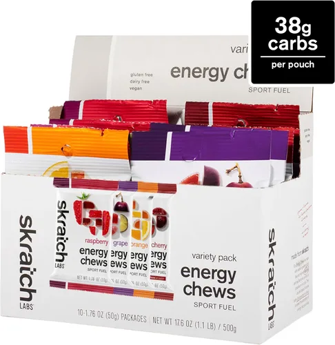 Miniatura 2 de Skratch Labs Energy Chews Gomitas para correr, ciclismo y resistencia, carbohidratos rápidos para atletas, fáciles de digerir, fruta real