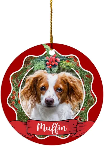 Miniatura 25 de FLOCHIL Adornos de Navidad Personalizados para Gatos Adornos de Navidad Personalizados con Foto y Nombre para Árboles de Navidad, Adornos de Navidad