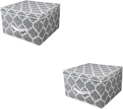 Miniatura 11 de Home Basics Almacenamiento de armario no tejido Arabesque (2, 6 estantes colgantes organizador de armario)