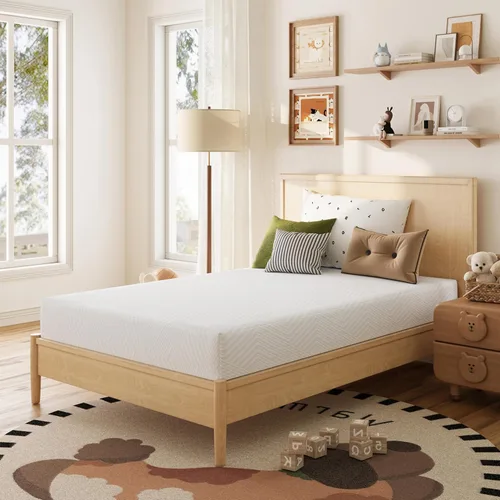 Miniatura 2 de MLILY Colchón Full en una caja, colchones de 6 pulgadas para cama de plataforma cama doble tamaño litera, espuma viscoelástica firmeza media
