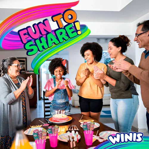 Miniatura 6 de Winis Unicorn Chewy Taffy Pops Sabor de algodón de azúcar Tamaño compartido de 4.3 onzas bolsa – 15 piezas Regalos, vacaciones, fiestas