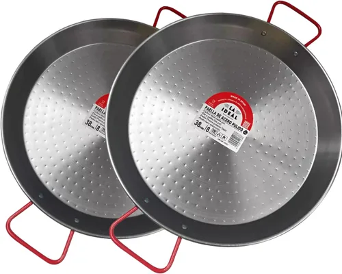 Miniatura 9 de Garcima olla para paella de acero al carbono, 15 pulgadas, 38 cm