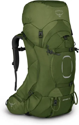 Miniatura 5 de Osprey Aether 55L Mochila de mochilero para hombre, color negro, pequeño/mediano