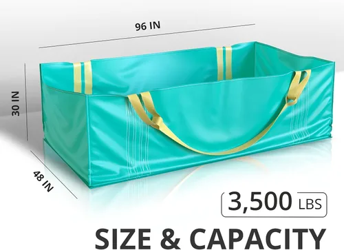 Miniatura 2 de TidyFriend - Contenedor de basura para gestión de residuos con capacidad para hasta 3,500 libras, resistente, reutilizable y plegable, contenedor