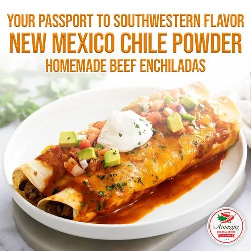 Miniatura 8 de Chili en polvo de Nuevo México (4 onzas), natural y de alta calidad. Ideal para guisos, sopas, masajes de carne, salsa, enchiladas y más. Calor