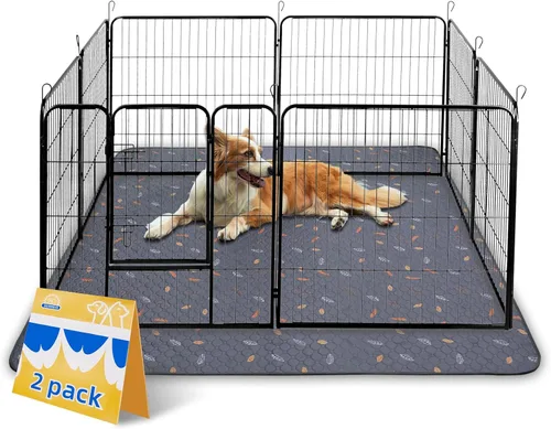 Miniatura 37 de Sunheir - Almohadillas lavables reutilizables orina de cobayas, forros impermeables absorbentes para jaulas cobayas conejos conejillos de indias