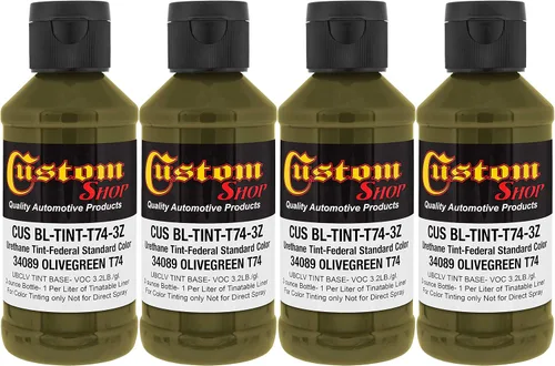 Miniatura 22 de Revestimiento personalizado de 300 ml (color negro metálico) de Urethane Tint concentrado para tintar camión cama revestimiento – Proporcionado