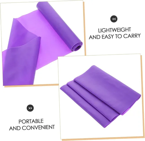 Miniatura 8 de Luxshiny Juego de 3 bandas de resistencia moradas resistentes y elásticas para estirar, pilates, yoga, terapia física, entrenamiento en casa