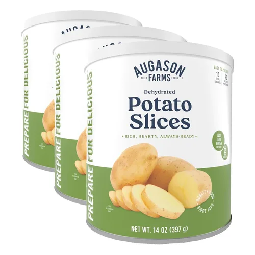 Miniatura 8 de Augason Farms - Lata de rebanadas de papa deshidratadas, suministro de alimentos de emergencia, comidas diarias (el empaque puede variar)