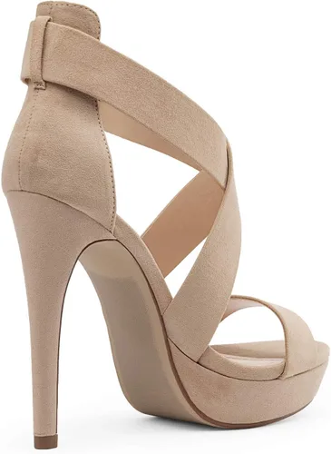 Miniatura 4 de DREAM PAIRS Sandalias de tacón alto con punta abierta para mujer Charlotte