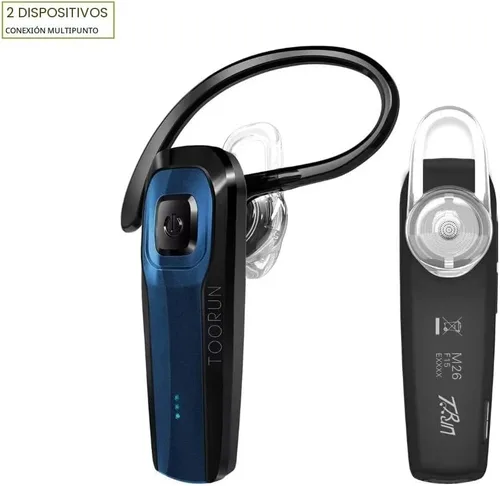 Miniatura 5 de TOORUN Auricular Bluetooth, M26 auricular Bluetooth manos libres V5.0 auricular inalámbrico con reducción de ruido y micrófono compatible