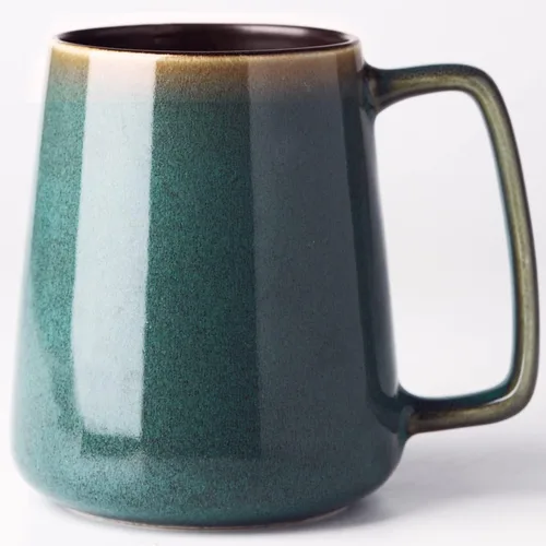 Tazas de café de cerámica grandes de 24 onzas, tazas de té y café extra grandes, taza de café con mango grande para oficina y hogar, microondas y