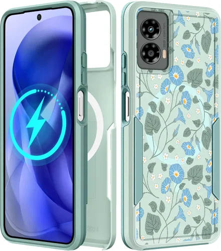 Miniatura 125 de Funda para Moto G 5G 2024 – Compatible con MagSafe para mujeres y niñas, bonita funda protectora magnética para teléfono, diseño femenino Kawaii