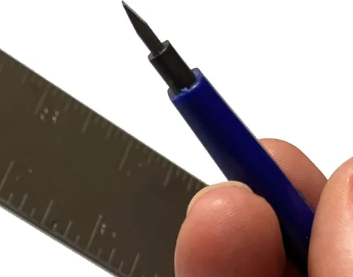 Miniatura 5 de Swanson Tool Co CP216 AlwaysSharp - Lápiz mecánico recargable para carpintero, paquete de dos, con 8 puntas de grafito negro de repuesto adicionales