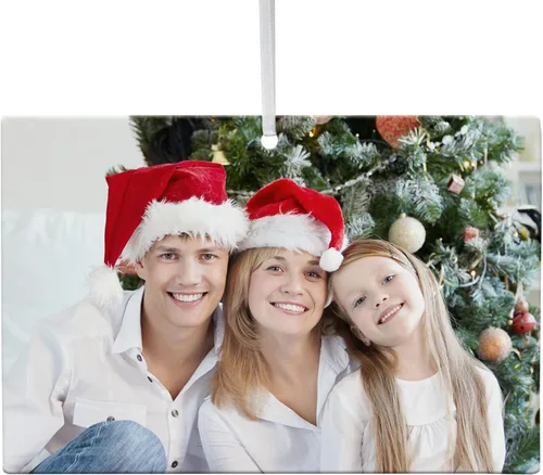 Miniatura 17 de Adorno de Navidad personalizado de Let's Make Memories - Sube tu foto - Adorno navideño conmemorativo 2025 para familia, pareja, amigo - Foto