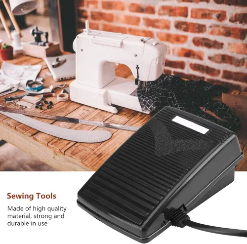 Miniatura 3 de Pedal de control de pie, pedal de control de pie universal para máquina de coser para el hogar con cable de alimentación de repuesto para JANOME2049
