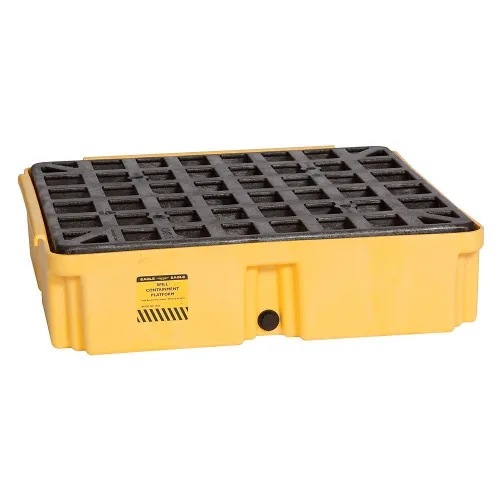 Miniatura 18 de Eagle Plataforma modular para derrames de un tambor, 26.25"x26"x6.5", sumidero de 15 galones, bandeja de contención de capacidad de carga de 2,000