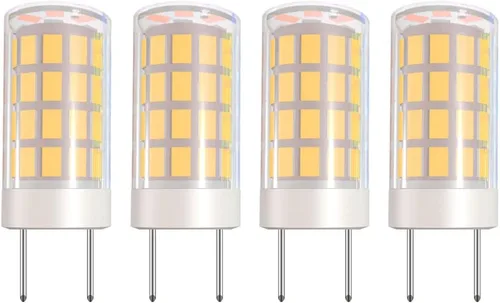 Bombilla LED GY6.35 GY6.35 con base bipin T4 JC tipo 4W, bombilla LED halógena de 40 W, equivalente a bombillas halógenas AC110V/120V/130V (no 12V)