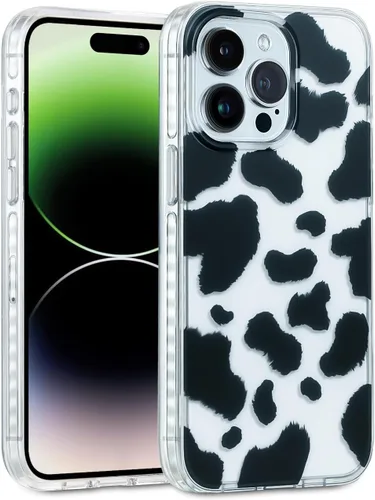 Miniatura 26 de SCORPIFY Funda para iPhone 15 Pro Max con diseño floral de Nemophila azul, bonita funda transparente para teléfono para mujeres y niñas