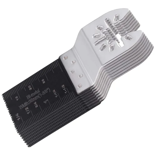 Miniatura 3 de Ettonsun 20 hojas de sierra oscilantes bimetálicas, multiherramienta de metal, madera, universales, multiusos, para Dewalt Fein Multimaster Bosch