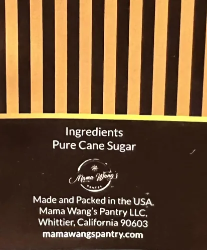 Miniatura 4 de Rock Sugar-Yellow Mama Wang's Pantry, peso neto: 7 onzas, azúcar de caña pura, fabricada en los Estados Unidos para Sweetner, Pho, cocina china, tés